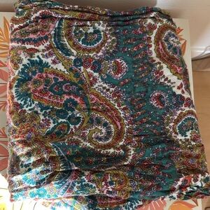 J. Crew Multicolor Paisley Scarf